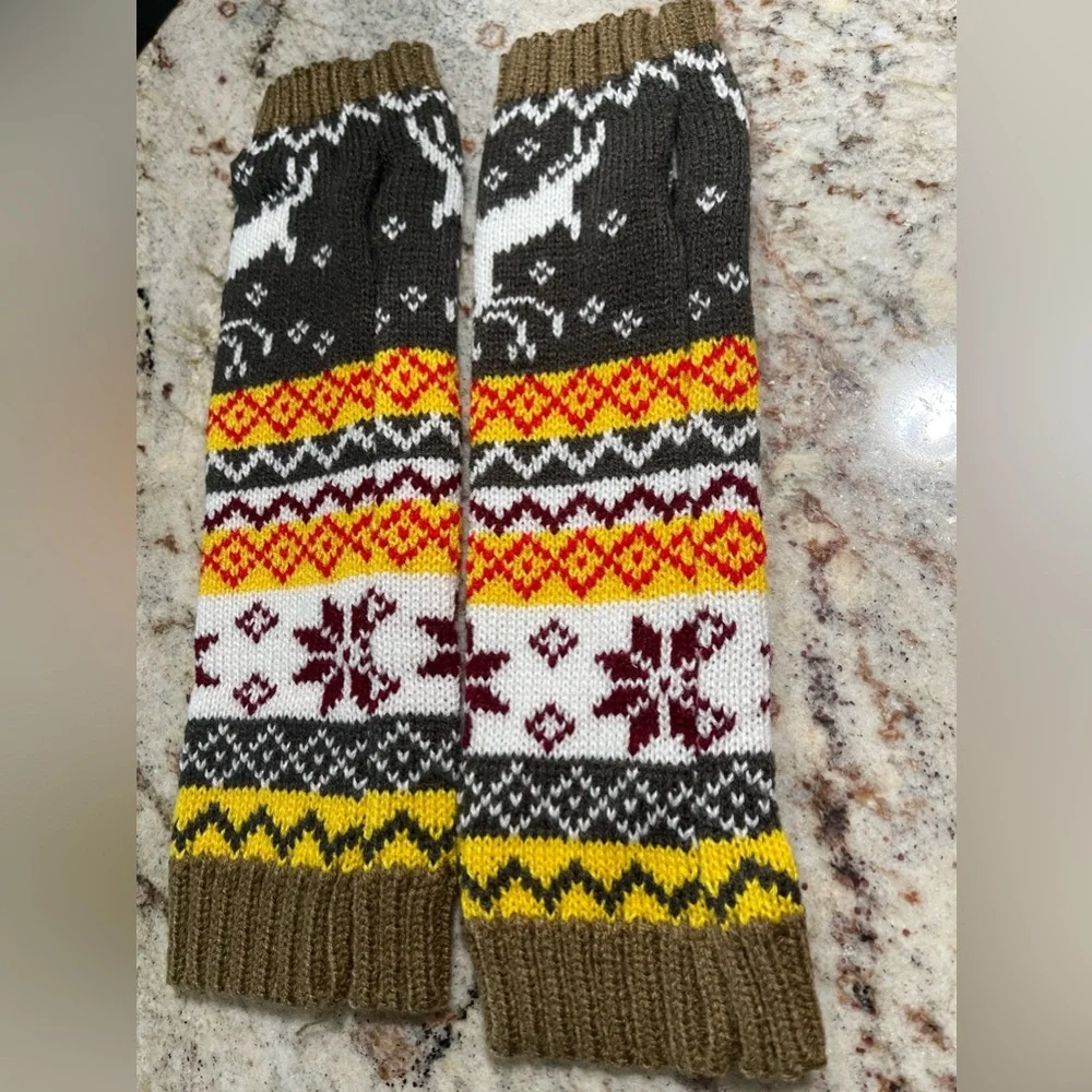 Women’s Arm Warmer Fingerless Gloves Not Tag New